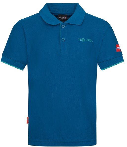 Trollkids - Kid's Bergen Polo XT - Polo-Shirt Gr 98 blau