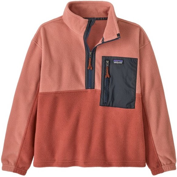 Thumbnail - Patagonia - Kid's Microdini 1/2 Zip Pullover - Fleecepullover Gr XXL rot/rosa