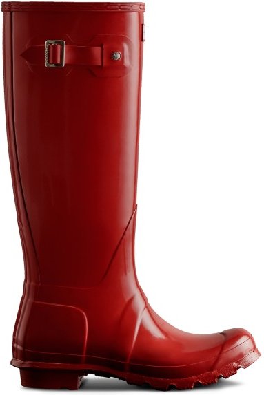 Hunter Boots - Women's Original Tall Gloss - Gummistiefel Gr 39 rot