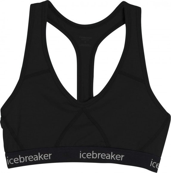 Icebreaker - Women's Sprite Racerback Bra - Merinounterwäsche Gr XS schwarz
