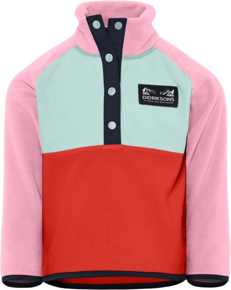 Didriksons - Kid's Monte Half Buttoned 5 - Fleecepullover Gr 90 bunt