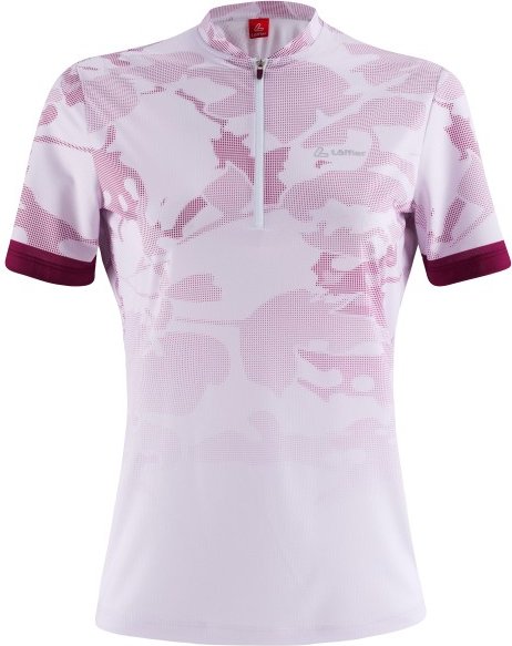 Löffler - Women's Bike Shirt Half-Zip Illusion - Radtrikot Gr 46 lila