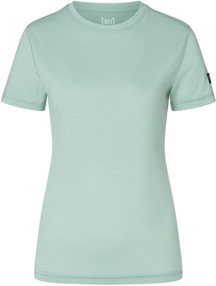 super.natural - Women's Sierra 140 Tee - Merinoshirt Gr XL grau