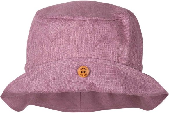 Pure Pure - Kid's Schlapphut Leinen mit Knopf - Hut Gr 55-57 cm - 55-57 cm rosa