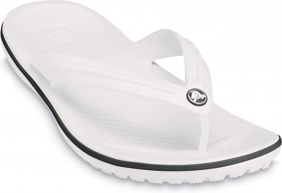Crocs - Crocband Flip - Sandalen Gr M10 / W12 weiß