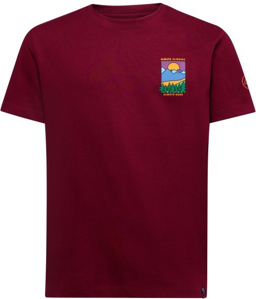 La Sportiva - Always Climbing - T-Shirt Gr XL rot