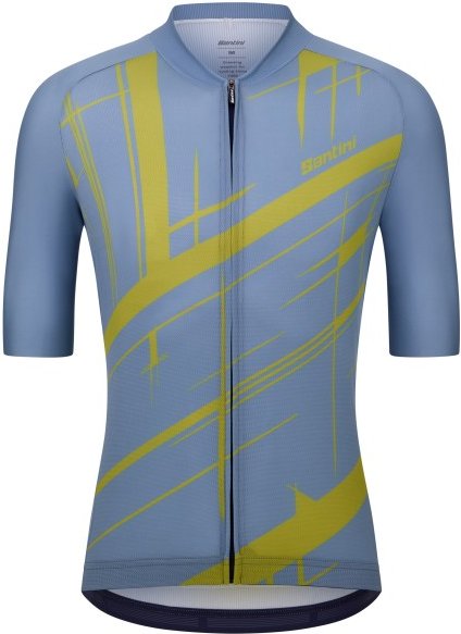 Santini - Sketch S/S Jersey - Radtrikot Gr XXL blau