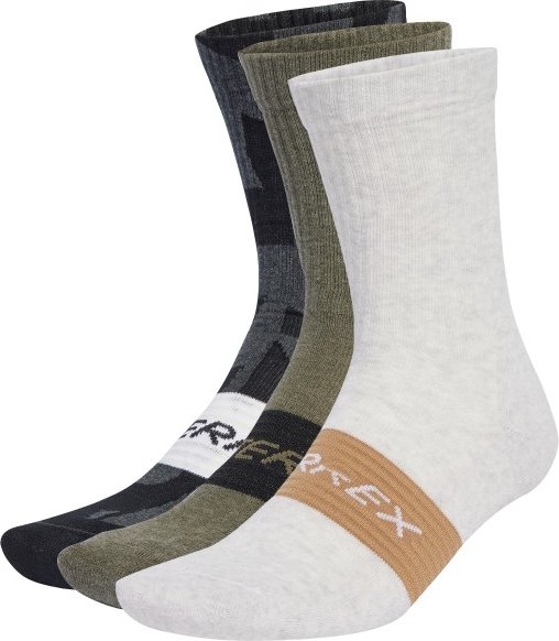 adidas Terrex - TRX MT Sock 3-Pack - Multifunktionssocken Gr 46-48 grau