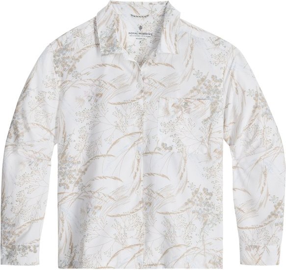 Thumbnail - Royal Robbins - Women's Expedition III L/S - Bluse Gr M weiß/grau