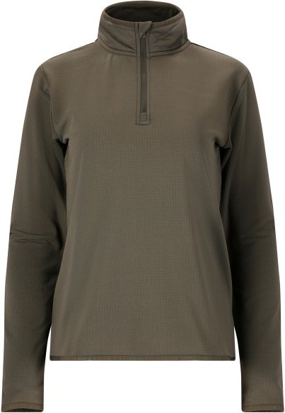 ENDURANCE - Women's Vironic Waffle Melange Loose Fit Midlayer - Fleecepullover Gr 36 braun