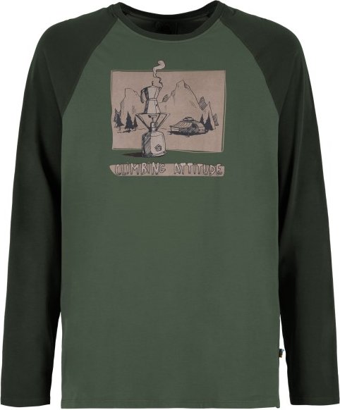 E9 - Long Coffee - Longsleeve Gr S oliv