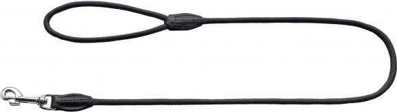 Hunter - Leine Freestyle - Hundeleine Gr Länge 110 cm - Ø 1,0 cm schwarz