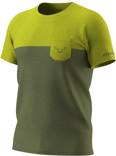 Dynafit - Transalper Pocket S/S Tee - Laufshirt Gr XXL oliv