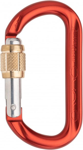 AustriAlpin - Ovalo GI Alu Schrauber - Schraubkarabiner rot