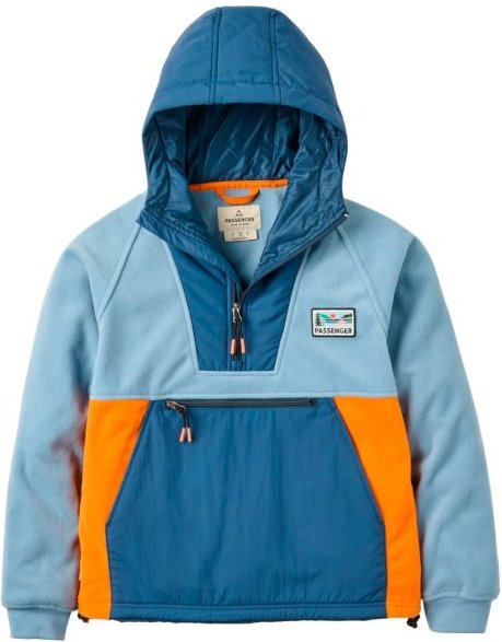 Passenger - Women's Bryni Recycled Hooded Polar Fleece - Fleecepullover Gr XS blau