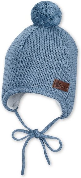 Sterntaler - Kid's Strickmütze Pompon - Mütze Gr 43 cm blau