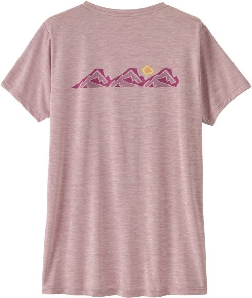 Patagonia - Women's Cap Cool Daily Shirt Trailcheck - Funktionsshirt Gr L rosa