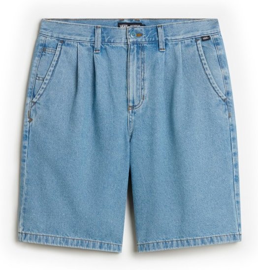 Vans - Authentic Chino Loose Pleated Denim Shorts - Shorts Gr 29 blau