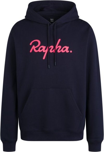 Rapha - Heavyweight Cotton Hoodie Large Logo - Hoodie Gr XXL blau