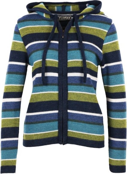 Thumbnail - Flomax - Women's Kapuzen-Jacke Arco - Wolljacke Gr S blau