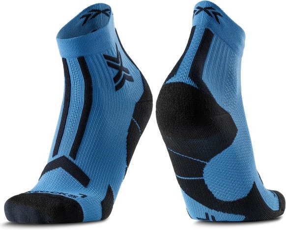 Thumbnail - X-Socks - Trail Run Discover Ankle - Laufsocken Gr 39-41 blau