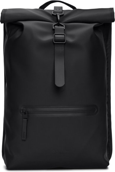 Rains - Rolltop Rucksack W3 17 - Daypack schwarz