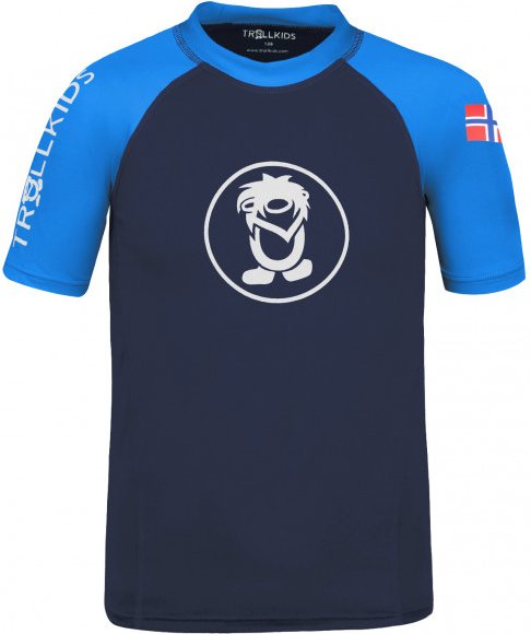 Trollkids - Kid's Kvalvika T - Funktionsshirt Gr 116 blau