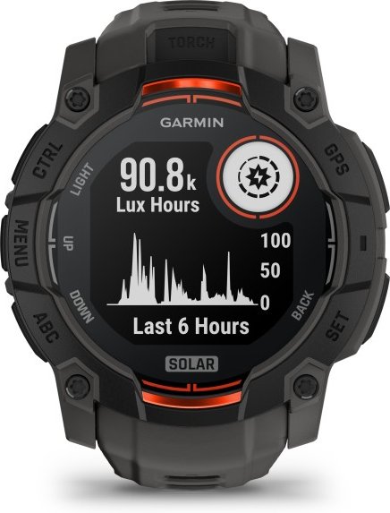 Garmin - Instinct 3 Solar 50 mm - Multifunktionsuhr coal /schwarz