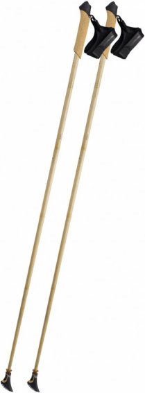 Thumbnail - Komperdell - Bayamo Carbon Bamboo - Nordic Walking Stöcke Gr 130 cm bamboo