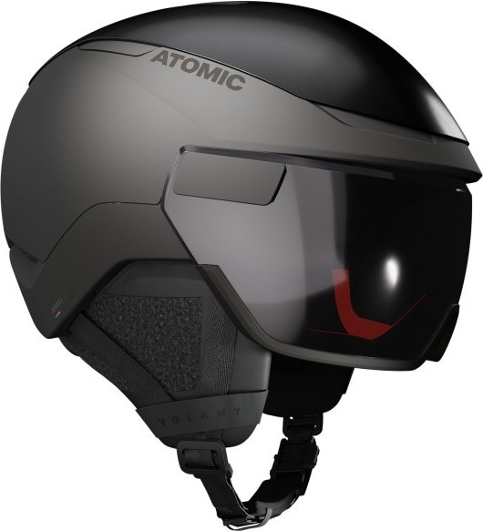 Atomic - Volant Visor Cat. 3-2 - Skihelm Gr 55-59 cm grau/schwarz