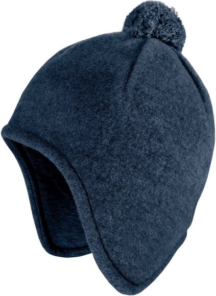 maximo - Kid's Mini-Inkmütze mit Pompon - Mütze Gr 45-47 cm blau