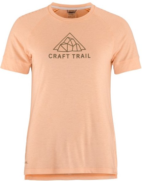 Craft - Women's Pro Trail Wool S/S Tee - Laufshirt Gr L beige
