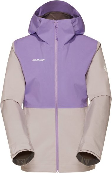 Thumbnail - Mammut - Women's Linard Light Hardshell Hooded Jacket - Regenjacke Gr XL lila/grau