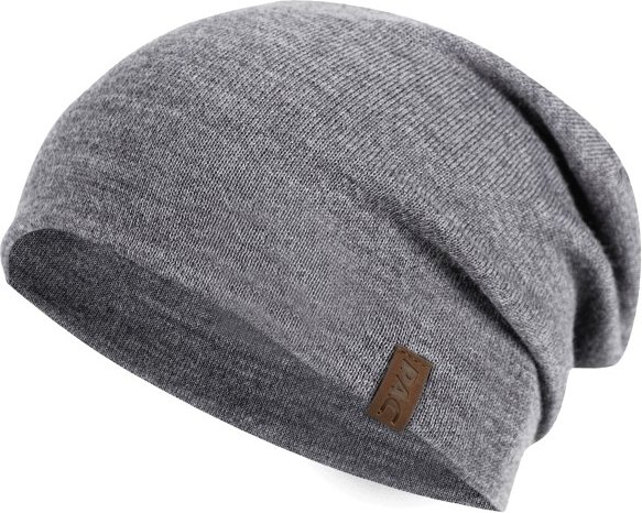 Thumbnail - P.A.C. - Nature Renul Merino Beanie - Mütze Gr One Size grau