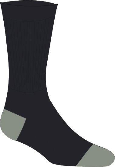 Thumbnail - 7mesh - Gravity Sock - Radsocken Gr 39-42 schwarz