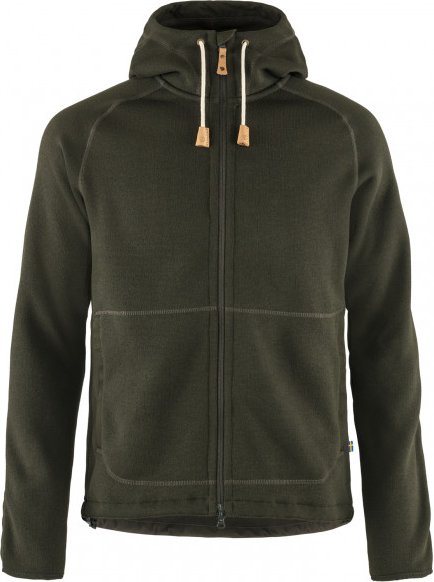 Fjällräven - Övik Fleece Hoodie - Fleecejacke Gr L oliv
