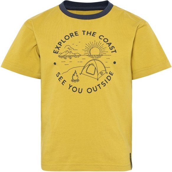 Didriksons - Kid's Mynta T-Shirt 4 - T-Shirt Gr 90 gelb