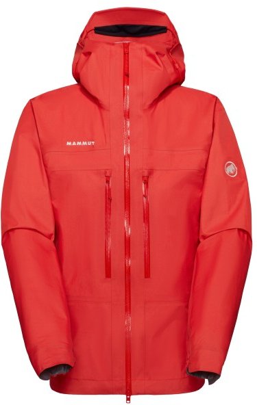 Mammut - Taiss Light Hardshell Hooded Jacket - Regenjacke Gr L rot