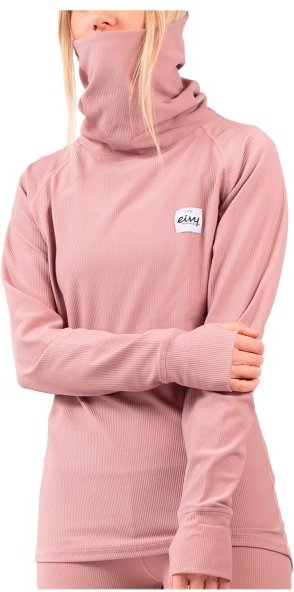 Eivy - Women's Icecold Gaiter Rib Top - Longsleeve Gr XXL rosa