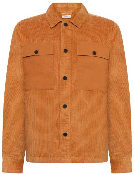 Thumbnail - KnowledgeCotton Apparel - 8-Wales Corduroy Overshirt - Hemd Gr M orange