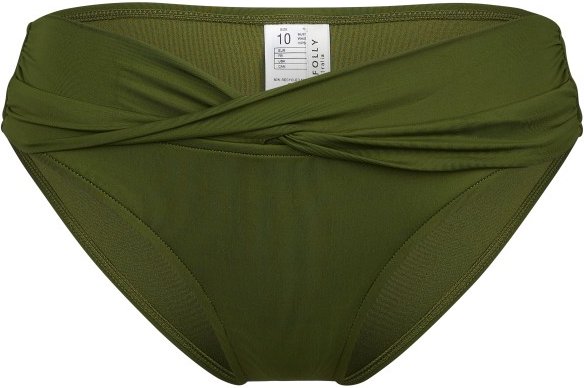 Seafolly - Women's Collective Twist Band Hipster - Bikini-Bottom Gr 44 oliv