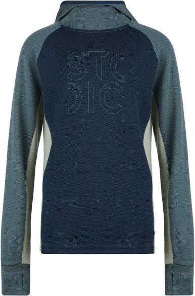 Stoic - Kid's Merino260 StadjanSt. Hoody - Merinohoodie Gr 128 blau