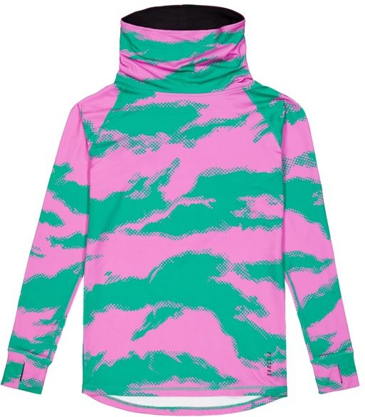 Picture - Women's Pagaya Printed High Fleece - Longsleeve Gr XL türkis