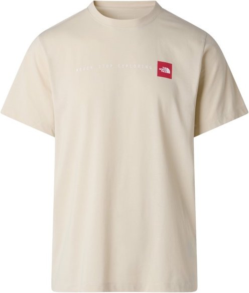 The North Face - Never Stop Exploring Short Sleeve - T-Shirt Gr M beige