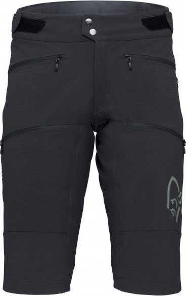 Thumbnail - Norrøna - Fjørå Flex1 Heavy Duty Shorts - Radhose Gr M grau/schwarz