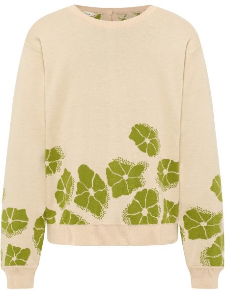 Tranquillo - Women's Lockerer Jaquard-Pullover - Pullover Gr S beige