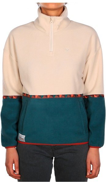 Iriedaily - Women's Holina Fleece Troyer - Fleecepullover Gr L beige
