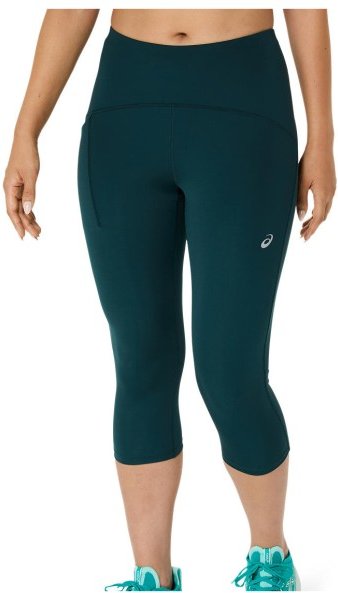 Asics - Women's Road High Waist Capri Tight - Lauftights Gr S blau