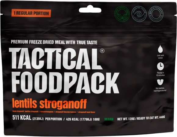 TACTICAL FOODPACK - Lentils Stroganoff Gr 120 g