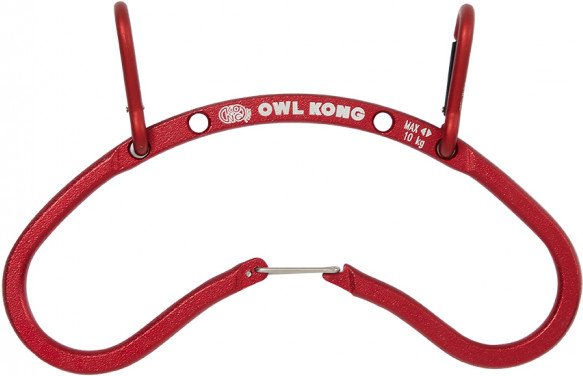 Kong - Owl Pitons Holder - Materialkarabiner rot